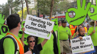Across nation, Walmart workers protest illegal firings
