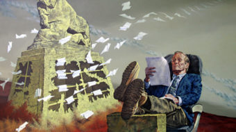 Bush plays politics as Iraqis struggle for sovereignty