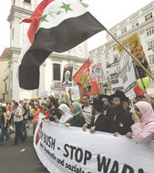 U.S.-Europe summit draws protests