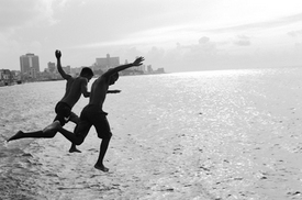 Cuban life, beauty and complexity  in black and white