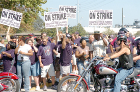 Goodyear workers strike to stop plant closings