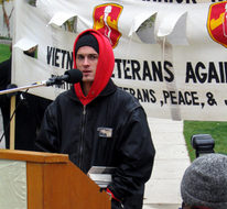 Iraq war refuser speaks on Veterans Day