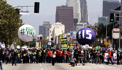 Low wage strikes and protests biggest in U.S. history