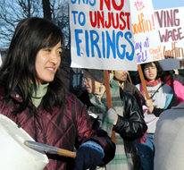 Picket supports Woodfin Suites workers
