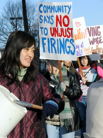 Picket supports Woodfin Suites workers