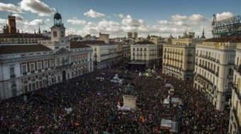 Tens of thousands join Podemos rally in Madrid