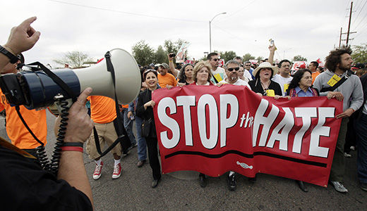 20,000 march to protest anti-immigrant sheriff