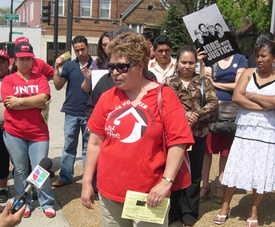 Laundry workers vow to strike till we win