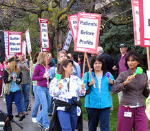 RNs strike over patient care
