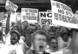 N.Y. cabbies strike over GPS tracking scheme