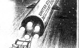 Harrington Cartoon: Military spending