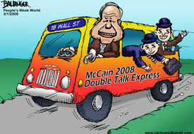 Corporate lobbyists drive McCains campaign