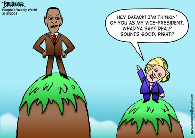 CARTOON: Barack and Hillary