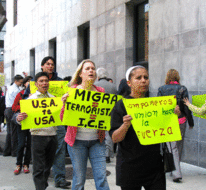 Sanctuary cities protest ICE actions