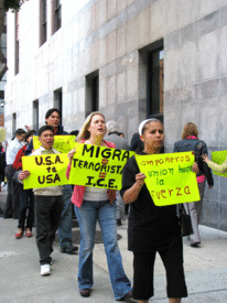 Sanctuary cities protest ICE actions