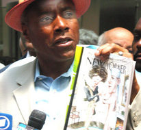 New Yorker cover sparks protests as Democrat gains lead in polls