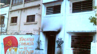Venezuelan Communist youth group attacked, right wingers blamed