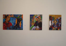 Art exhibit illustrates the role of religion in the struggle for survival among African Americans