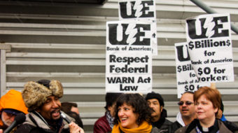 Barack Obama on the side of workers occupying factory