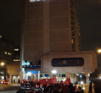 King birthday celebrated on picket line