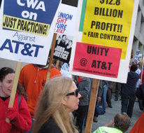 AT&T workers warn about possible strike