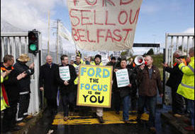 Belfast backs Visteon workers’ occupation