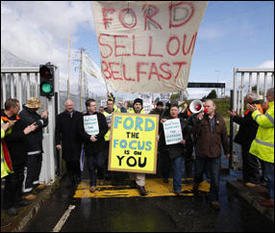 Belfast backs Visteon workers’ occupation