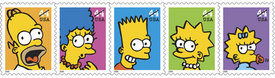 Simpsons stamps coming with rate hike to 44 cents, doh!