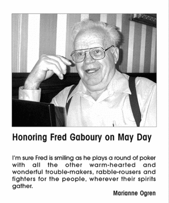Honoring Fred Gaboury
