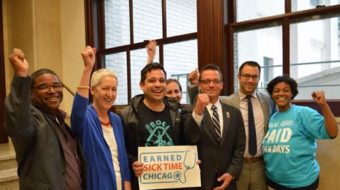 Chicagoans win paid sick leave law