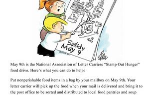 Union prepares to ‘stamp out hunger’ May 9th