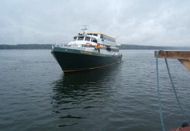 By ferry and busgetting there is half the fun