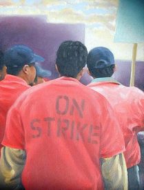 Art For A Change: Strike/Huelga