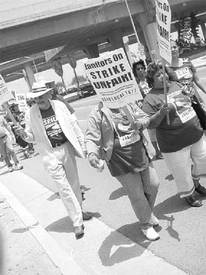 L.A. janitors take on big aerospace