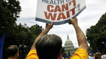 Unionists demand universal health care at DC rally