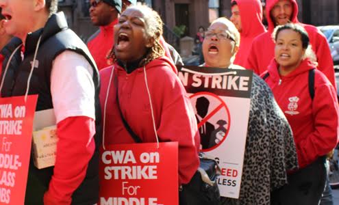 Striking Verizon workers introduce virtual picket line