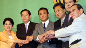 Japan’s voters sweep out ruling party