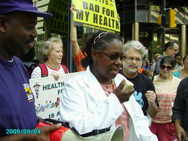 Philadelphians demand health care for all