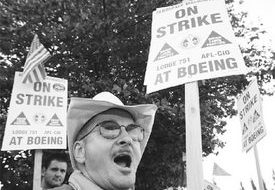 Boeing strikers see no reason for takeaways
