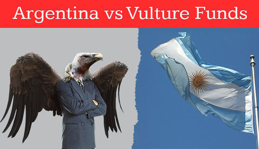 U.S. vultures circle Argentina, demand repayment of odious debt