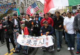 S.F. march fills Market Street
