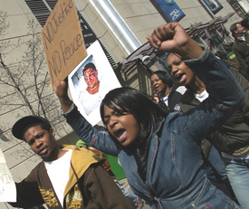 Community demands action on police brutality