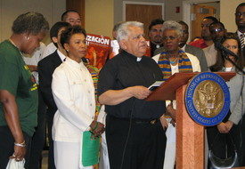 Rivers of marchers flow through the streets for united families, legalization and rights