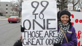 Connecticut protests demand jobs for infrastructure repair