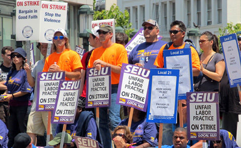 San Francisco transit workers out on strike