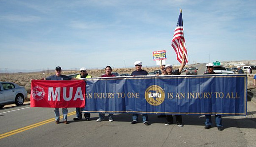 Solidarity with Rio Tinto miners: ‘From the Docks to the Desert’