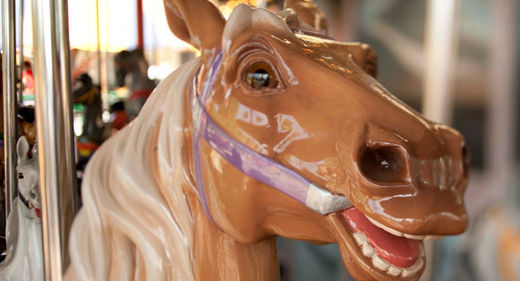Painters local makes beloved carousel look new again