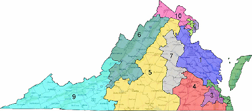 Two of Virginia’s Congressional districts get re-drawn over GOP objections