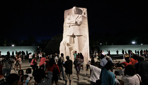 A march for jobs and justice to MLK monument