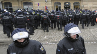 Amid political turmoil, Germans rally against neo-Nazis in Dresden